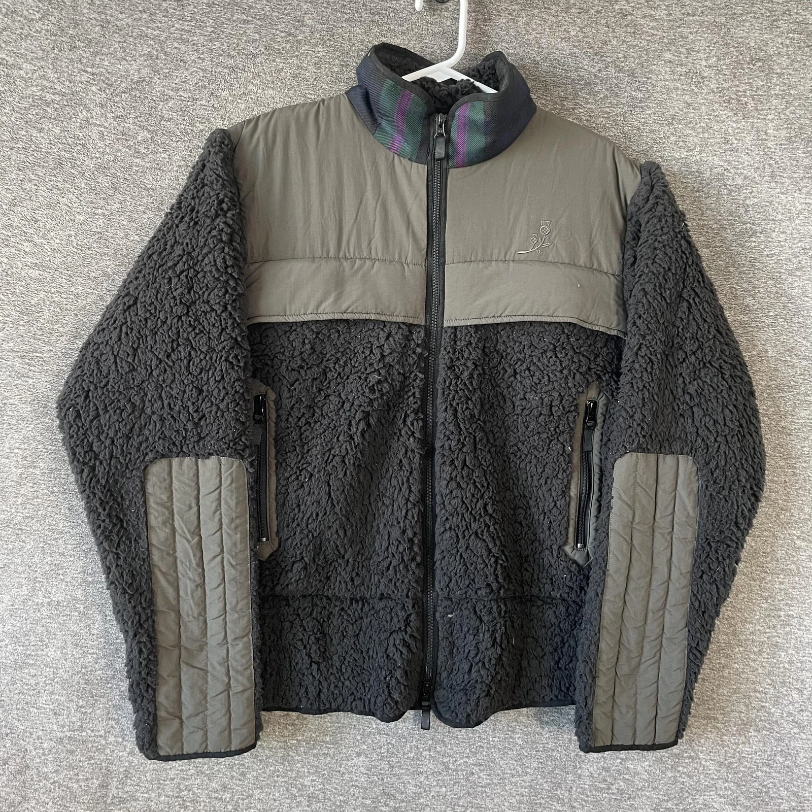 Manresa Jacket Mens Medium Black Sherpa Fleece Quilted Full Zip Outdoor
Opens in a new window or tab