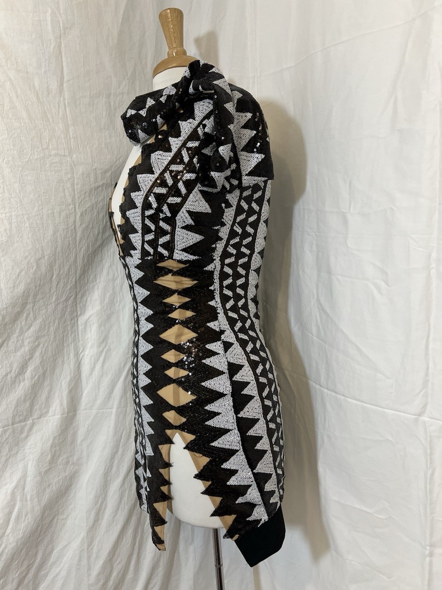 Jessica Bara Beaded Women Mini Dress Size Small View 5