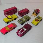 Lot of 8 Vintage Lesney Matchbox Cars And Trucks Made in England 1969-1979