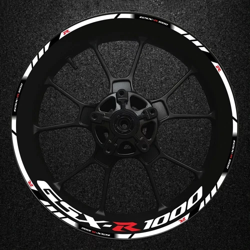 For SUZUKI GSX-R1000 GSXR 1000 Wheel Hub Rim Decorative Decal Reflective Sticker - Picture 20 of 34
