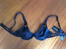 CHANTAL THOMASS Bra 34B  Black France Flagran...