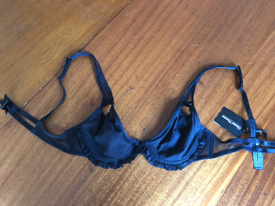 CHANTAL THOMASS Bra 34B  Black France Flagrant Delice New with Tag