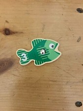 Melissa  Doug Catch  Count Fishing Game Replacement of ONE 3 Green Fish ONLY