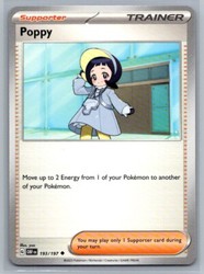 Poppy 193/197 Obsidian Flames Uncommon Trainer