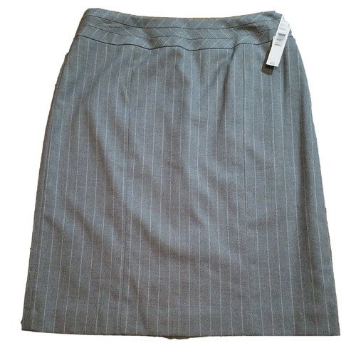 FALDA PARA MUJER ANTÓNIO MELANI GRIS CARBÓN FORRADA PLISADA CREMALLERA OCULTA TALLA 8 - Imagen 1 de 7