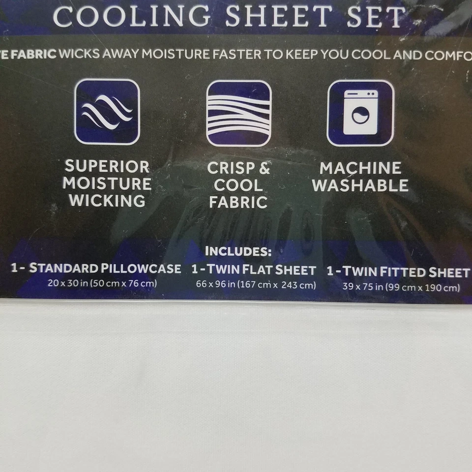 Juego de dos sábanas Sealy Cool Comfort Cool Cool Cool Cool Cool Cool Cool Cool Cool Cool Cool Cool Cool Cool Cool  Foto 4 de 4