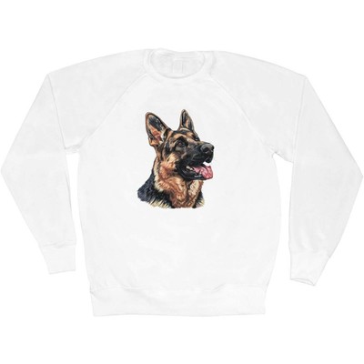 Sweatshirt / Pullover / Pulli für Erwachsene ''Deutscher Schäferhund Seitenprofil'' (SW047017)