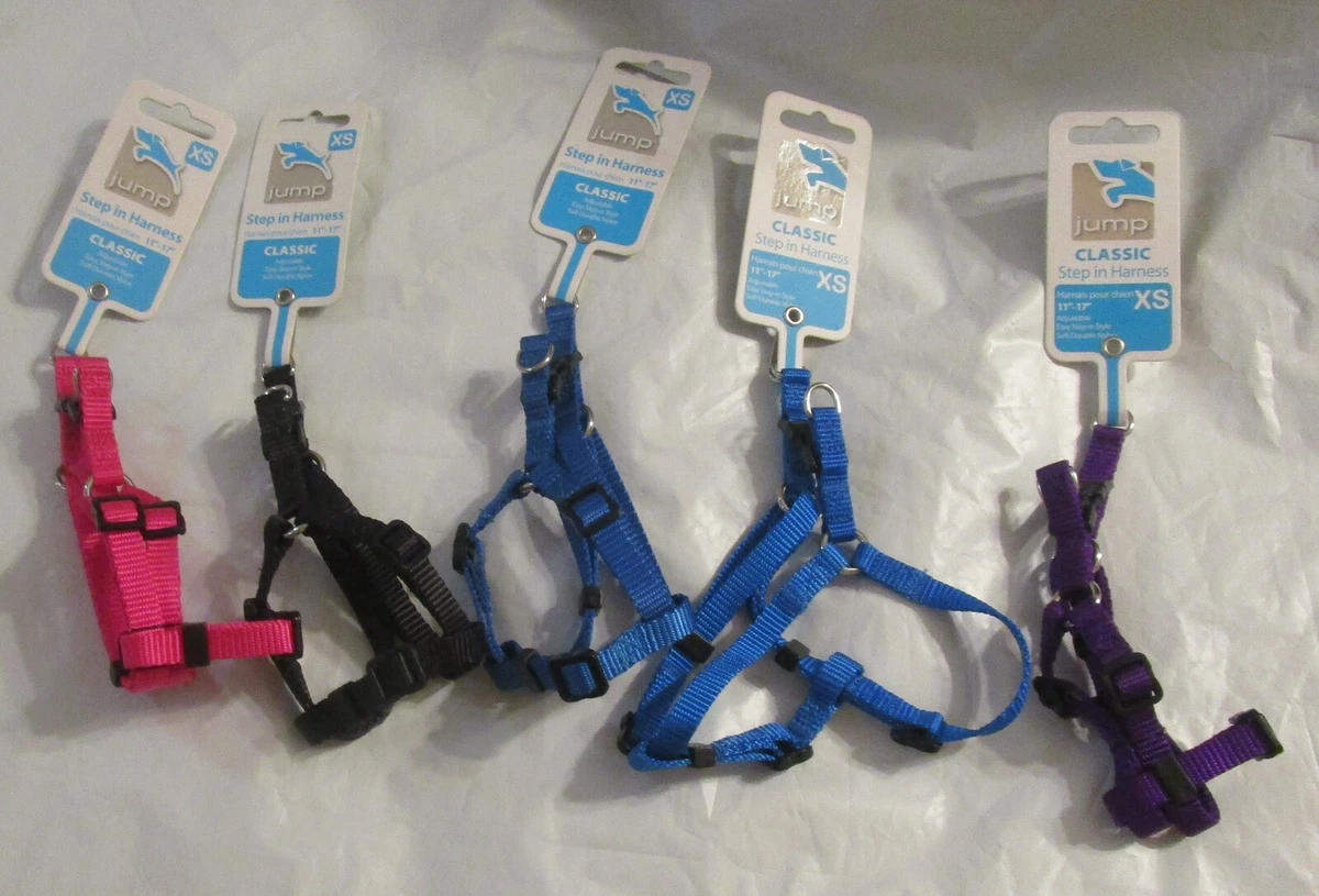 Jump step in clearance harness