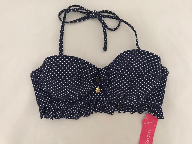 polka dot swimsuit top