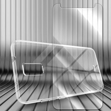 Ultra-Crystal Clear Tempered Glass Screen Protector TPU Case f Blu View 3 B140DL