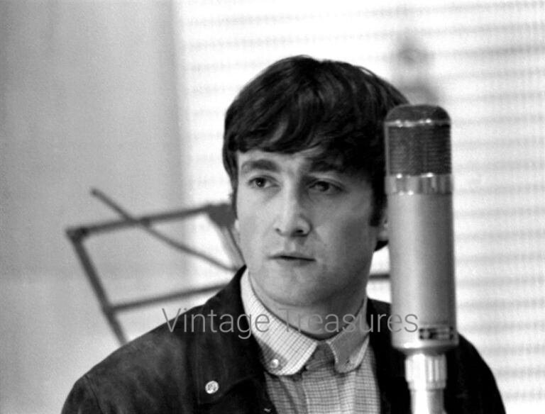 John Lennon Recording with 