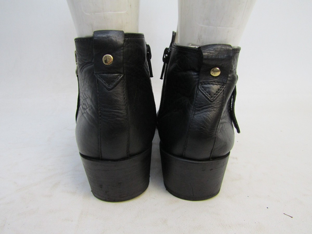 Aldo Leather Boots Size 7.5 Aldo Black Leather Julianna Ankle Boots - | Mercari main image 3