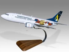 Boeing 737-300 Ansett Sydney Olympic Games Desk Wood Airplane Model Small 1/100