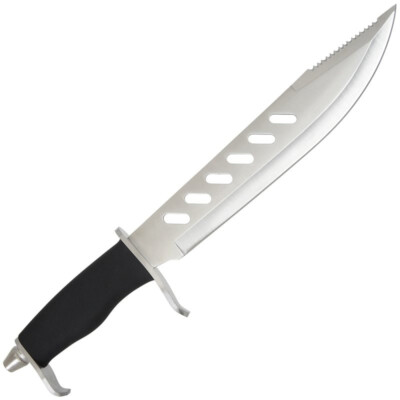 Outdoormesser Sägezahnung Gürtelmesser Bowie Outdoor Messer NGT Hunt  575