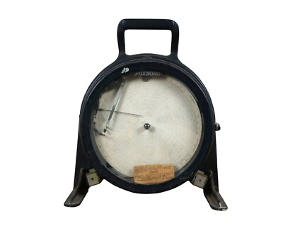 Foxboro 7 Day Relative Humidity Chart Recorder Gauge Telechron Movement 15''
