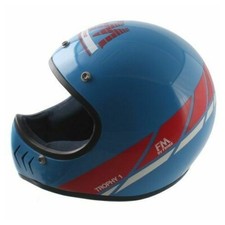 Casco FM Fimez Trophy azzurro epoca anni 80
