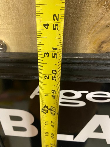 AGENCY Black White Tobacco Products Cigs Thermometer Sign Framed MINT 51" x 18" - Picture 21 of 21