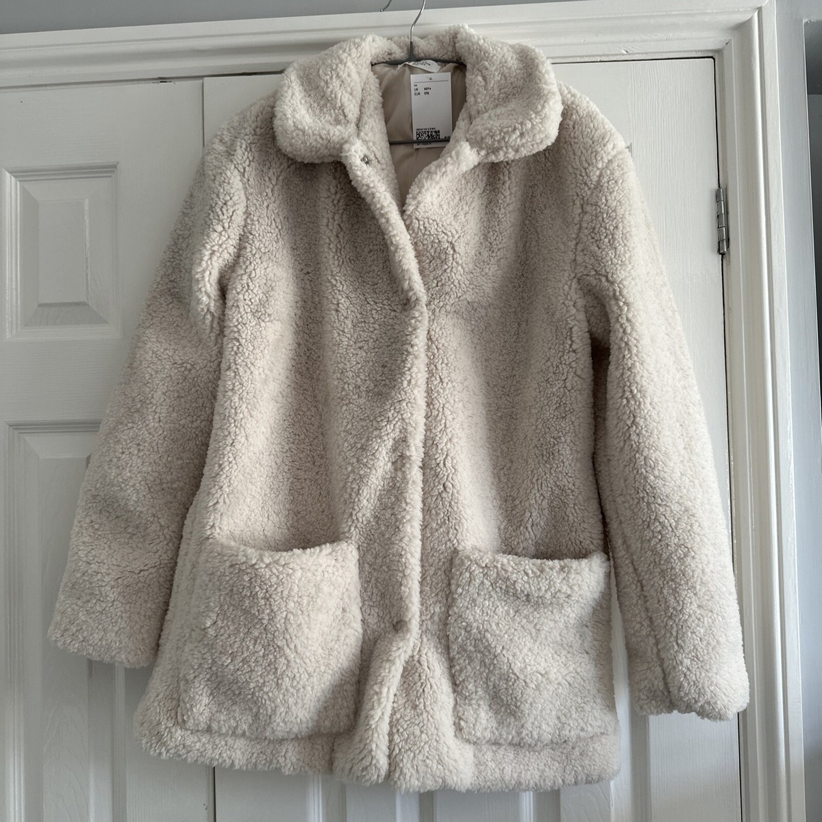 H&m Cream Teddy Jacket BNWT H&M Cream Teddy Fleece Sherpa Coat