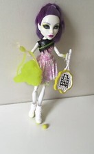 Monster High Ghoul Sports Spectra Vondergeist Doll, TENNIS OUTFIT EUC Mattel Toy