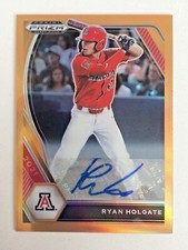 2022 Panini Prizm gold auto RYAN HOLGATE #ed 17/20! St. Louis Cardinals