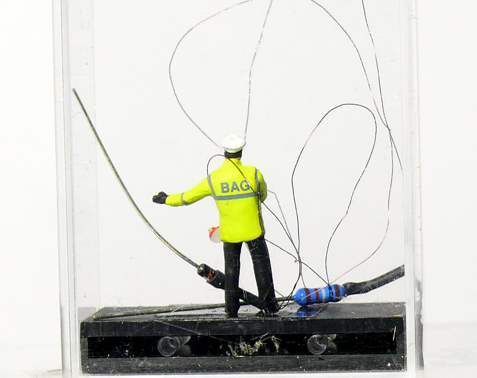 Preiser BAG Polizist Kontrolleur Spur H0 mit beleuchteter Stopkelle OVP