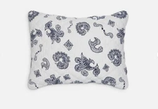 John Robshaw Naya Indigo Standard Sham New