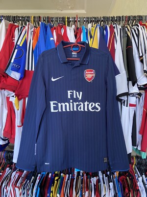アーセナル 09-10 アウェイ Nike Arsenal 長袖　size:S NIKE アーセナル 09/10 ユニホーム アウェイ 長袖 355059 410