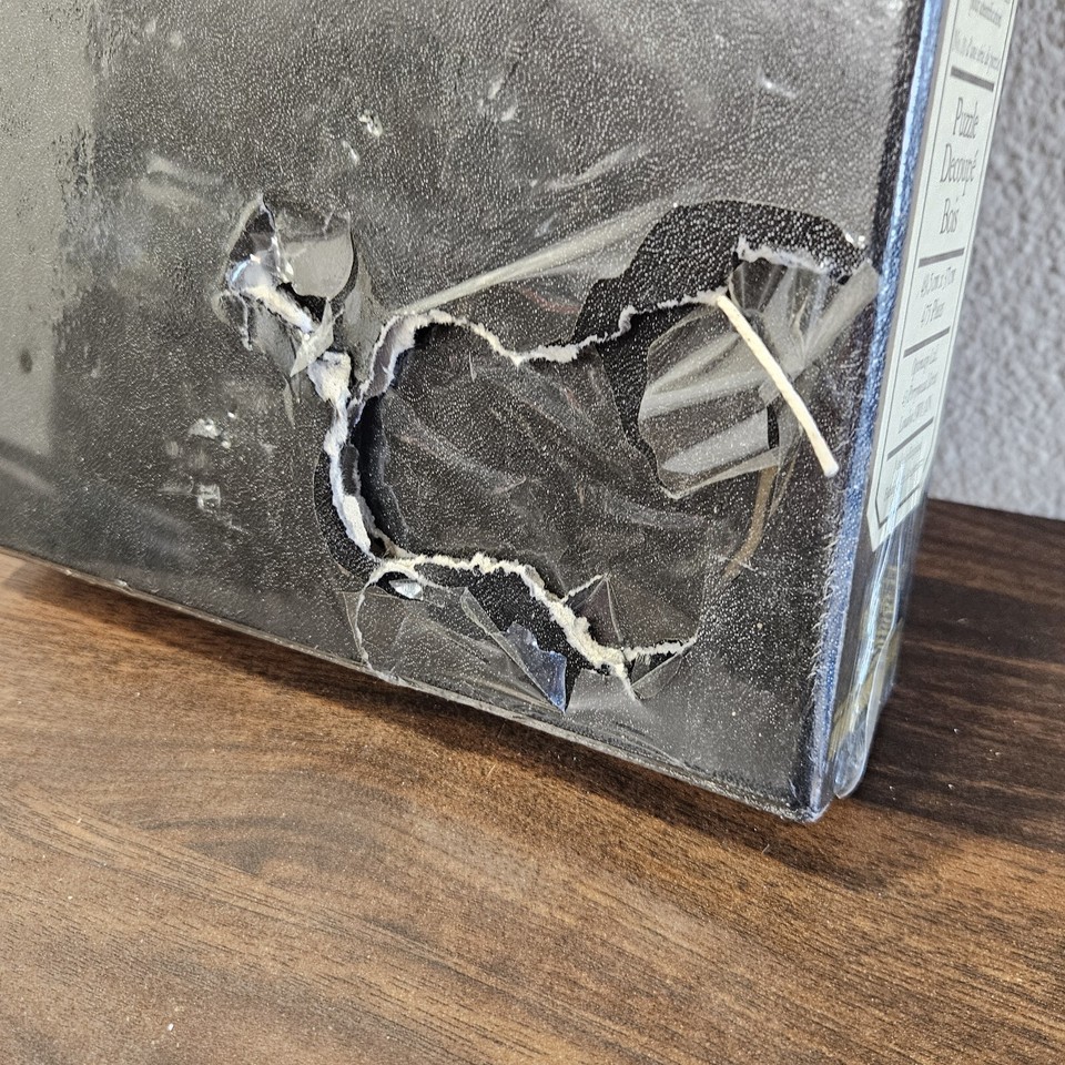 Optimago Furber Flower Engravings Hand Cut Vintage Wooden Puzzle NEW