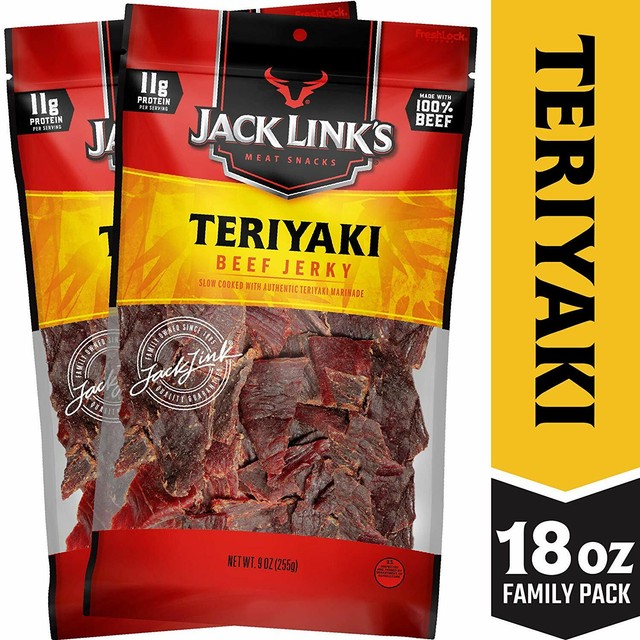 2 JACK LINKS BEEF JERKY Large SASQUATCH Squatch BIG FOOT Glow In Dark