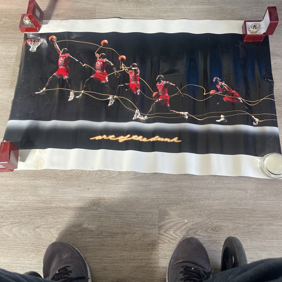 Nike Michael Air Jordan NBA Art Of The Dunk 23”X34”Poster HOF