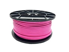 PINK Vinyl Coated Wire Rope Cable, 1/8 - 3/16, 7x7: 50, 100, 250 and 500 ft