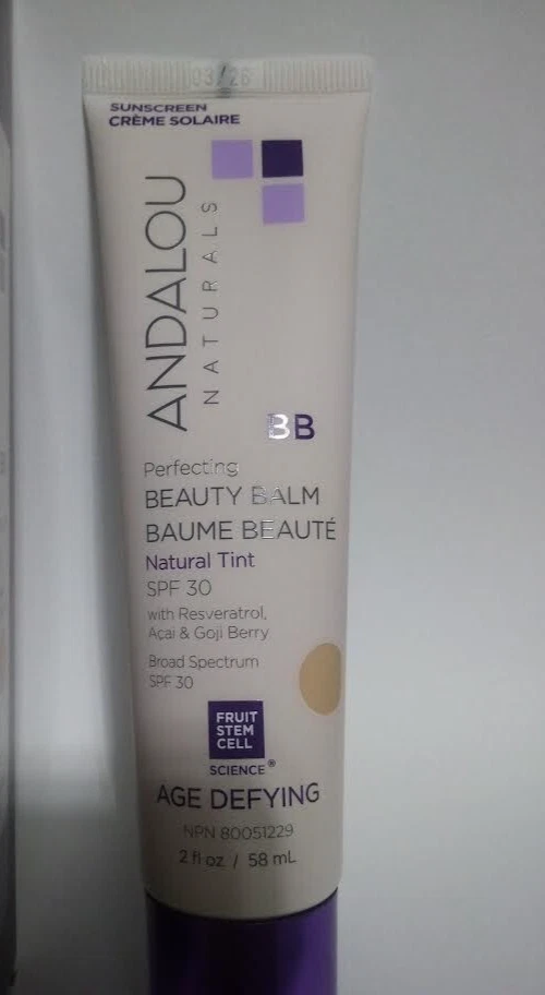 Perfecting BB Beauty Balm Natural Tint SPF 30, 2 Oz By Andalou Naturals - Image 2 of 4