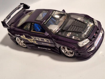 Kentoys Nissan Skyline 1:24 Tunning 1/24 Auto Rennauto Werbung Extreme Tuner - Bild 1 von 4