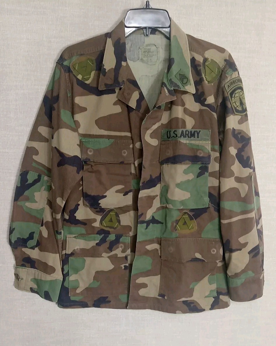 U S Army Camo Airborne Mens Med/Short With