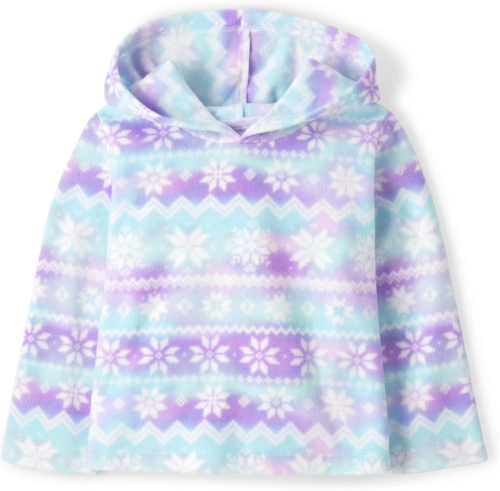 Baby Toddler Girl Warm Fleece Hooded Pullover