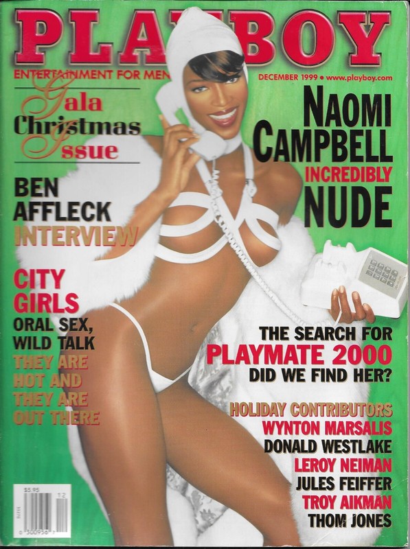 Playboy Magazine December 1999 Brooke Richards Playmate NOAMI CAMPBELL Hefner