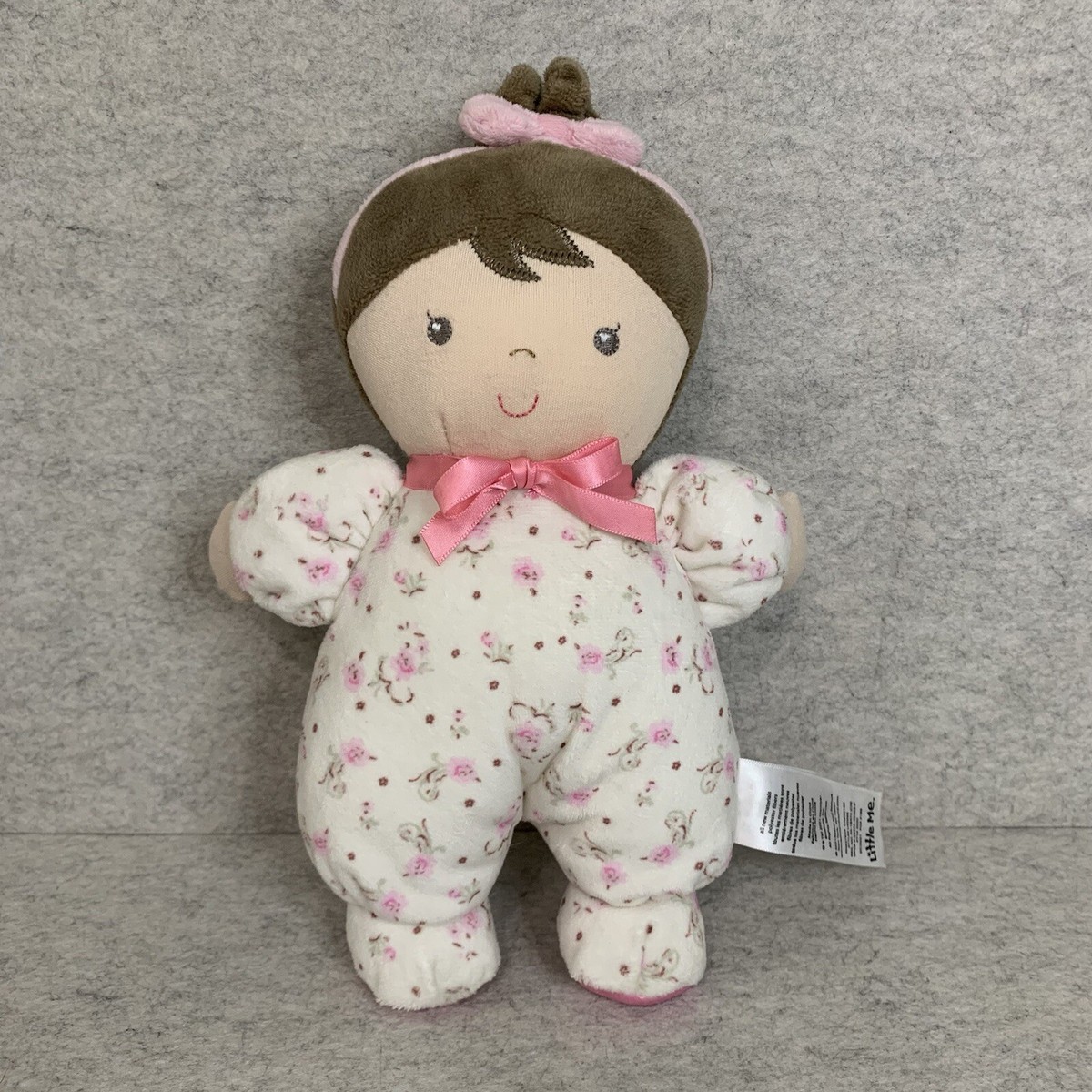 Little Me My First Plush Doll Jackie Rattle Soft Stuffed Toy | eBay