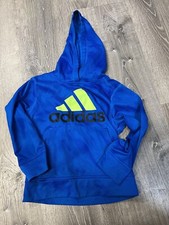 Adidas Hoodie Sweater Boys Pullover Jacket Size 5 Athletic