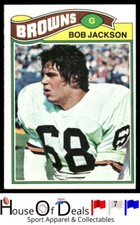 1977 Topps #371 Bob Jackson Cleveland Browns Football Card