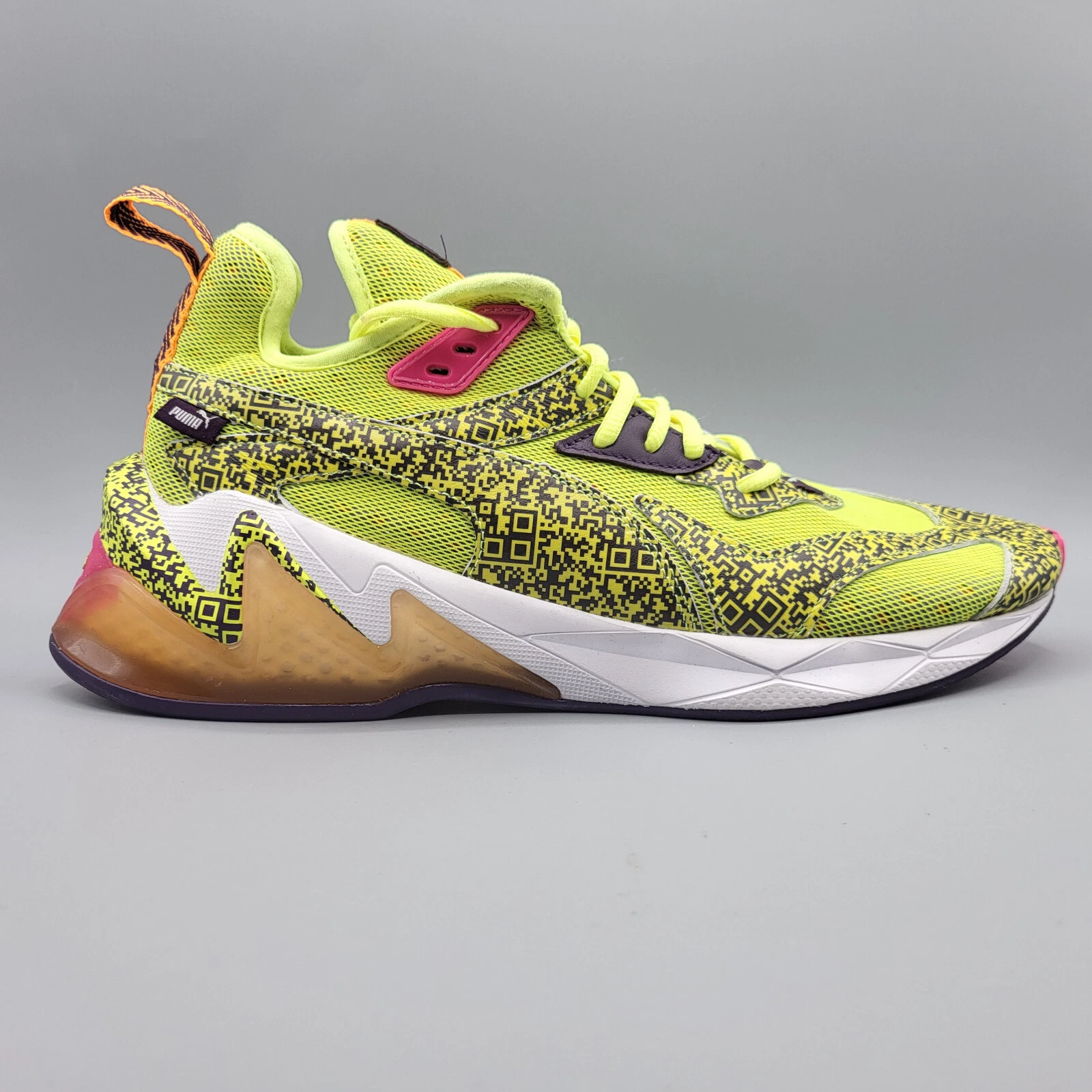 Puma LQDCELL Origin AR Fizzy Giallo Rosa Arancione 192949 03 Uomo Taglia 10 5 Neon