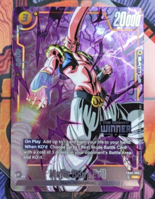 Majin Buu Evil FB05-086 Winner Tournament Promo Prize Dragon Ball