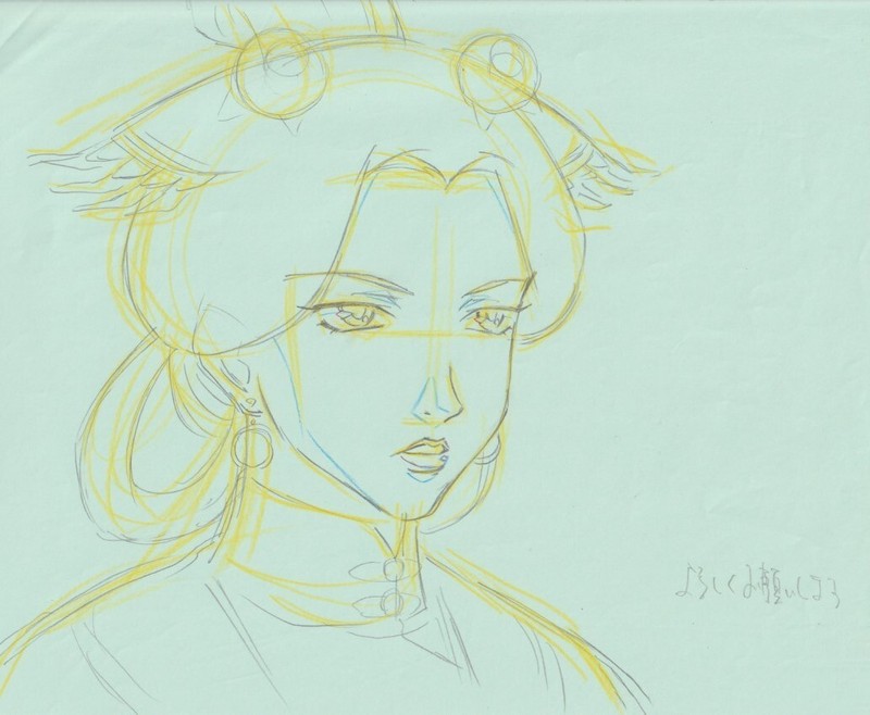 The Twelve Kingdoms Juuni Kokki Genga Douga Original Sketches Pierrot - Gyokuyo