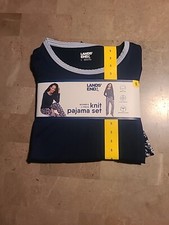 Lands End Women /Ladies Pajama Set Sleepwear Night Dress S Blue