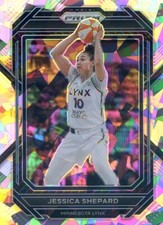 2023 Panini Prizm WNBA JESSICA SHEPARD #33 CRACKED ICE PRIZM LYNX