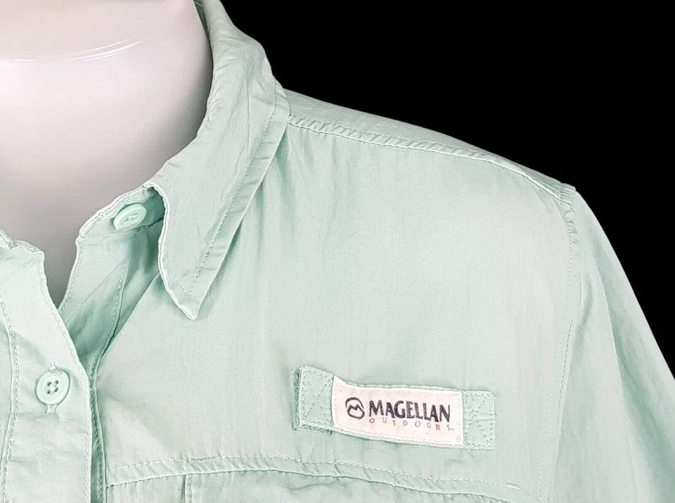 MAGELLAN FISHING GEAR Womans Blue S/S VENTED FISHING SHIRT Outdoors - M - £59 - Image 2 of 4