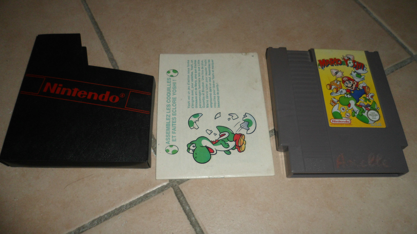 JEU NINTENDO NES - MARIO YOSHI - avec notice - BE
