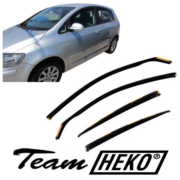 Windabweiser Regenabweiser Heko FüR VW Golf Plus 2005-2014 5-TüRer 4-Tlg-image