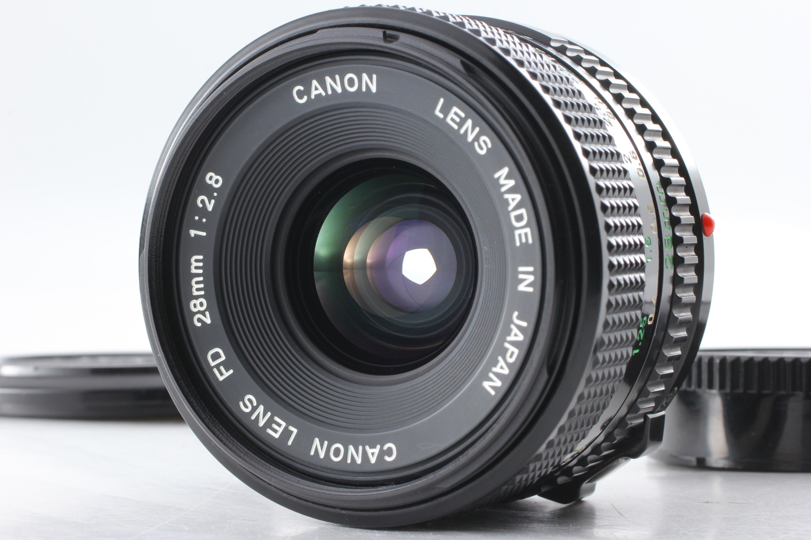 【 MINT w/Cap】 CANON NEW FD NFD 28mm F/2.8 MF Wide Angle Lens FD Mount From JAPAN