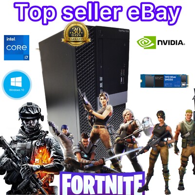 Gaming Dell OptiPlex 7040 PC Intel i7 16GB  500Gb M.2 WIN 11 Wifi GT 1030 Read**