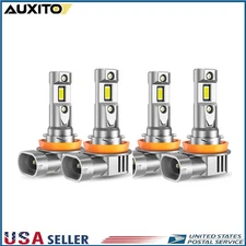 OXILAM 4PCS H11 LED Headlight High Low Beam Bulbs 1800W 216000LM 6500K White M